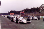 1985 Formel 3 Zolder Belgien. Ausfall durch Unfall.