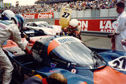 1989 24h Le Mans. Boxenstop.