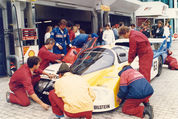 1986 Nürburgring 1000 km. Ausfall durch Unfall